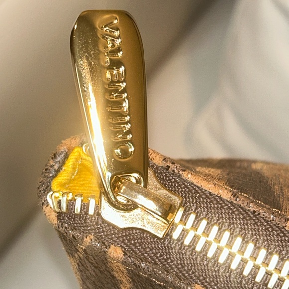 Mario Valentino Albina by Mario Leather Zebra Print Tote Bag - Picture 11 of 17